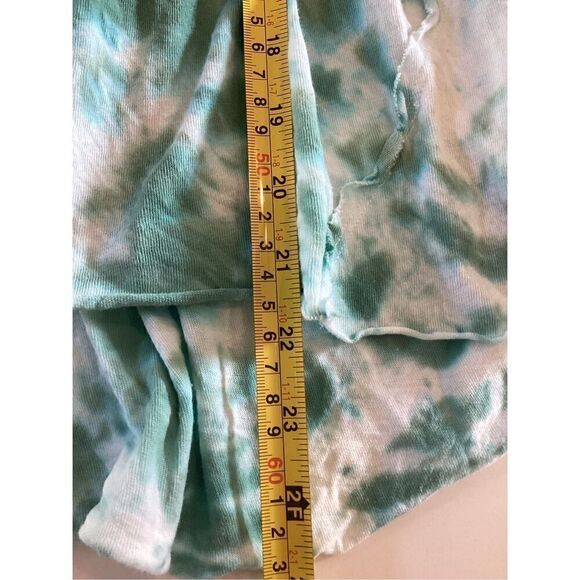 We The Free Anytime Tie Dye Tank Sz XS Teal Stretch - Picture 9 of 9